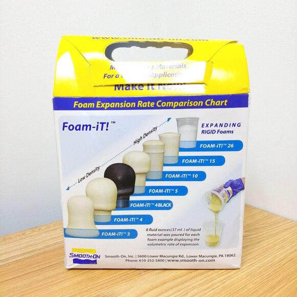NEW Smooth-On FOAM-iT 3 - Pourable Rigid Foam Expanding Low Density Part A and B - Picture 2 of 4
